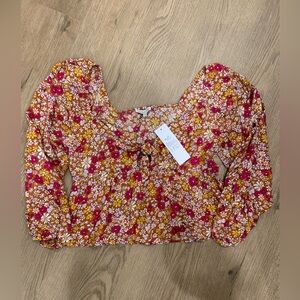 NWT Patrons of Peace peasant boho style top size medium‎